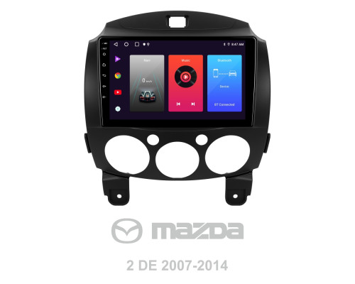 Штатна магнітола SIGMA F9216 ANDROID 10 2+32 Gb Mazda 2 DE 2007-2014 9