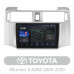 Штатна магнітола AMS T910 6+128 Gb Toyota 4Runner 5 N280 2009 - 2020 9