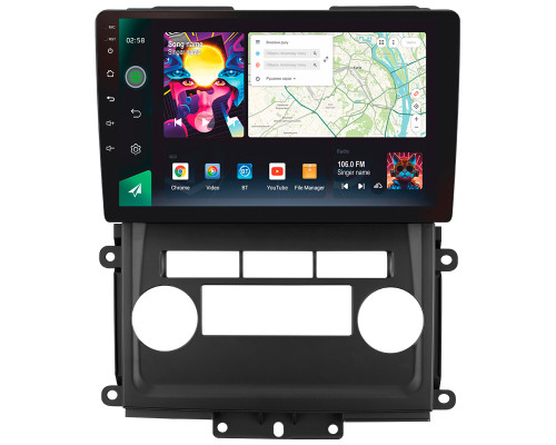 Штатна магнітола SIGMA PRO 10464 ANDROID 12 4+64 Gb 4G DSP Nissan Frontier 2009-2012 For Nissan Xterra 2 N50 2008-2015 10