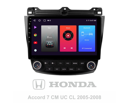 Штатна магнітола SIGMA F10216 ANDROID 10 2+32 Gb Honda Accord 7 CM UC CL 2005-2008 10