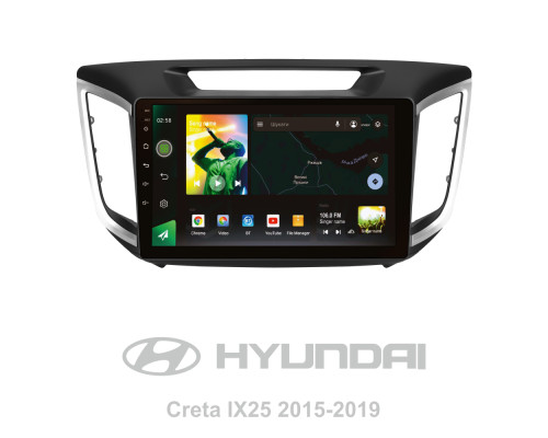 Штатна магнітола SIGMA X10464 ANDROID 10 4+64 Gb 4G DSP Hyundai Creta IX25 2015-2019 10