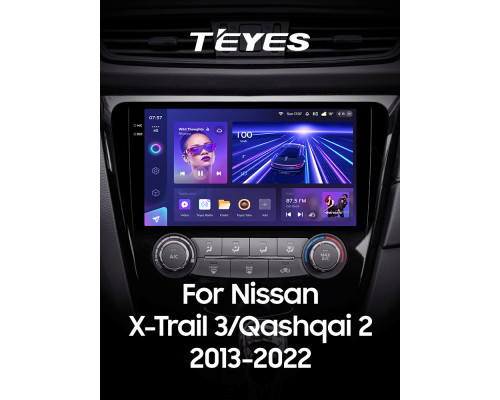 Штатна магнітола Teyes CC3 4+64 Gb Nissan X-Trail X Trail 3 T32 2013-2017- (F1) Manual air conditioning (A) 10