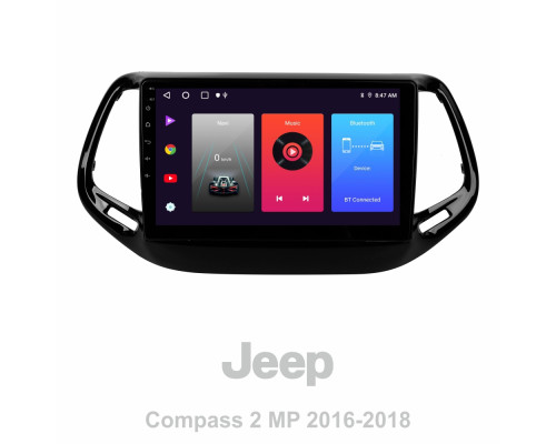 Штатна магнітола SIGMA F10216 ANDROID 10 2+32 Gb Jeep Compass 2 MP 2016-2018 10