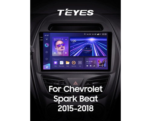 Штатна магнітола Teyes CC3 6+128 Gb Chevrolet Spark Beat (F2) 2015-2018 9