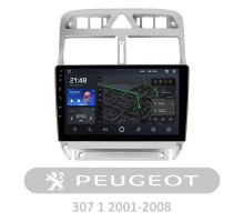 Штатна магнітола AMS T910 6+128 Gb Peugeot 307 1 2001-2008 9