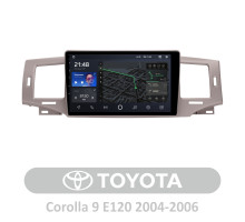 Штатна магнітола AMS T910 6+128 Gb Toyota Corolla 9 E120 2004-2006 9