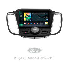 Штатна магнітола SIGMA X9464 ANDROID 10 4+64 Gb 4G DSP Ford Kuga 2 Escape 3 2012 - 2019 (B) 9'' (buttons) (L2)