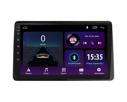 Штатна магнітола SIGMA E10232 ANDROID 10 2+32 Gb Renault Duster HM 2 II 2020-2023 Arkana 1 I (10 inch) 2019-2023 10