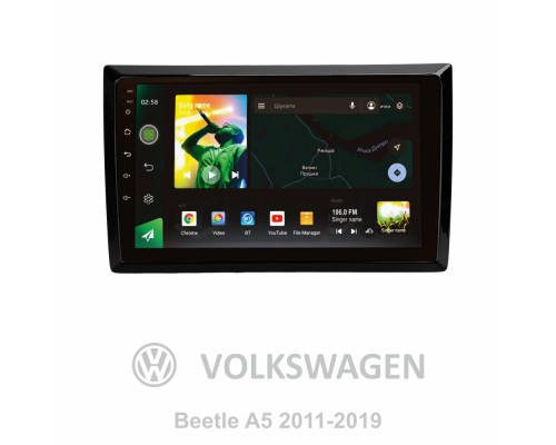 Штатна магнітола SIGMA X9232 ANDROID 10 2+32 Gb 4G DSP Volkswagen Beetle A5 2011-2019 9