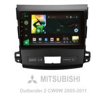 Штатна магнітола SIGMA X9232 ANDROID 10 2+32 Gb 4G DSP Mitsubishi Outlander 2 CW0W 2005-2013 / Citroen C-Crosser 1 2007-2013 / Peugeot 4007 200 (B) 9