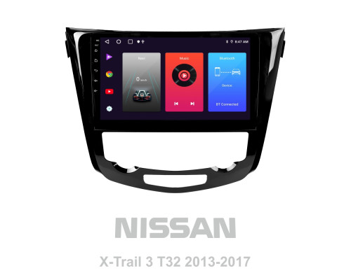 Штатна магнітола SIGMA F10216 ANDROID 10 2+32 Gb Nissan X-Trail X Trail 3 T32 2013-2017- (F2) Automatic air conditioning (A) 10