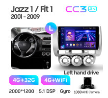 Штатна магнітола Teyes CC3 4+32 Gb Honda Jazz 1 GD Fit 1 2001 - 2009 9