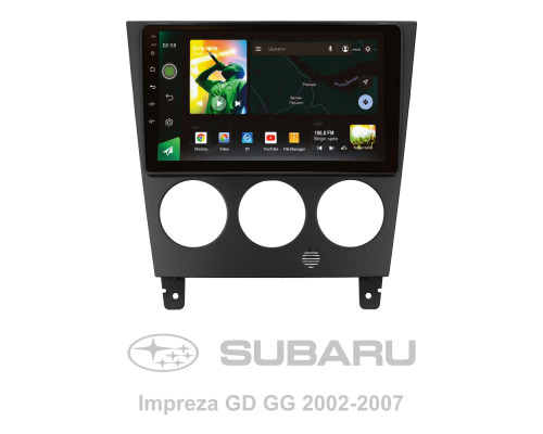 Штатна магнітола SIGMA X9232 ANDROID 10 2+32 Gb 4G DSP Subaru Impreza GD GG 2002-2007 9