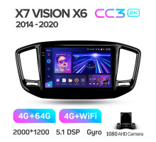 Штатна магнітола Teyes CC3 6+128 Gb Geely Emgrand X7 Vision X6 Haoqing SUV 2014-2020 9