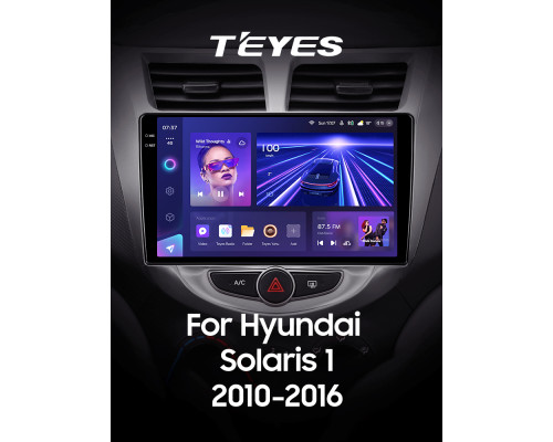 Штатна магнітола Teyes CC3 4+32 Gb Hyundai Solaris 1 2010-2016 9