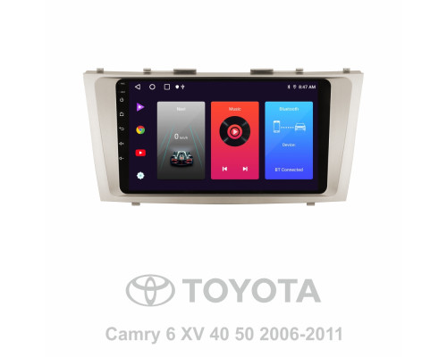 Штатна магнітола SIGMA F10216 ANDROID 10 2+32 Gb Toyota Camry 6 XV 40 50 2006-2011 (F2) 10