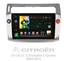 Штатна магнітола SIGMA X9464 ANDROID 10 4+64 Gb 4G DSP Citroen C4 LA LC C-Triomphe C-Quatre 2004-2014 9