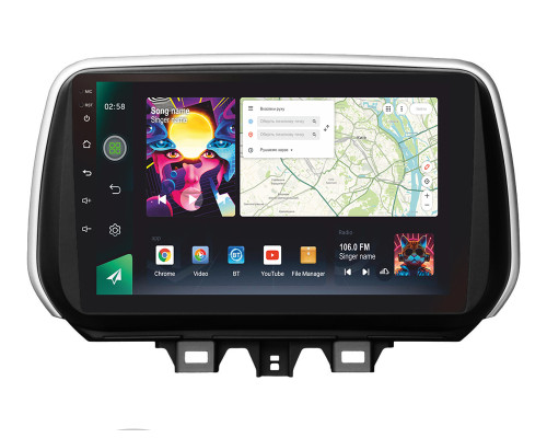 Штатна магнітола SIGMA PRO 9464 ANDROID 12 4+64 Gb 4G DSP Hyundai Tucson 2018-2020 9