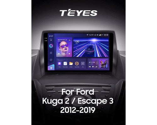 Штатна магнітола Teyes CC3 6+128 Gb Ford Kuga 2 Escape 3 2012 - 2019 (A) 9