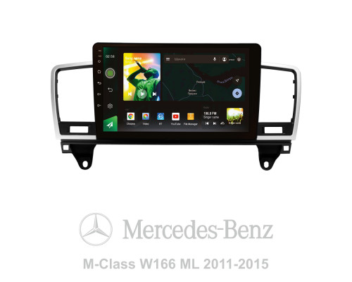 Штатна магнітола SIGMA X9232 ANDROID 10 2+32 Gb 4G DSP Mercedes-Benz M-Class M Class W166 ML 2011-2015 9