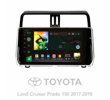 Штатна магнітола SIGMA X10464 ANDROID 10 4+64 Gb 4G DSP Toyota Land Cruiser Prado 150 2017-2018 10