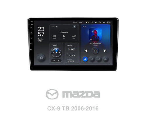 Штатна магнітола Teyes X1 2+32Gb Mazda CX-9 TB 2006-2016 10