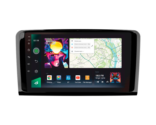 Штатна магнітола SIGMA PRO 9464 ANDROID 12 4+64 Gb 4G DSP Mercedes Benz ML GL ML350 GL320 X164 2005-2009 (F1) 9