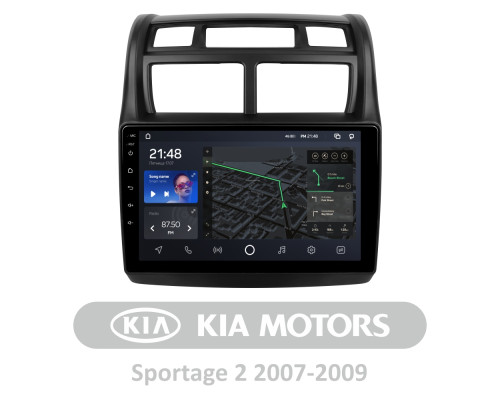 Штатна магнітола AMS T910 6+128 Gb Kia Sportage 2 2007-2009 9