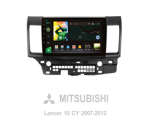 Штатна магнітола SIGMA X10464 ANDROID 10 4+64 Gb 4G DSP Mitsubishi Lancer 10 CY 2007-2012 (B) 10