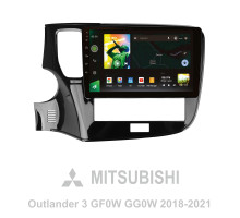 Штатна магнітола SIGMA X10232 ANDROID 10 2+32 Gb 4G DSP Mitsubishi Outlander 3 III GF0W GF0W GG0W 2018 - 2021 (A) 10