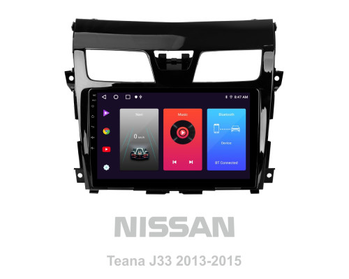 Штатна магнітола SIGMA F10216 ANDROID 10 2+32 Gb Nissan Teana J33 2013-2015 (A) 10