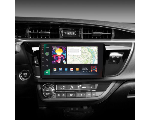 Штатна магнітола SIGMA PRO 10464 ANDROID 12 4+64 Gb 4G DSP Toyota Corolla 11 Middle East 2013-2017 (A) 10