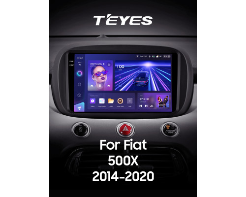 Штатна магнітола Teyes CC3 4+32 Gb Fiat 500X 2014-2020 9