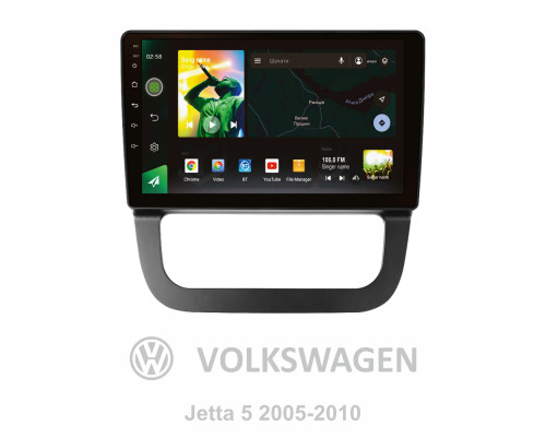 Штатна магнітола SIGMA X10464 ANDROID 10 4+64 Gb 4G DSP Volkswagen Jetta 5, Golf 5 2005-2010 (F3) 10