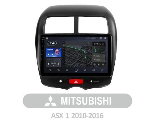 Штатна магнітола AMS T1010 6+128 Gb Mitsubishi ASX 1 2010-2016 (B) 10