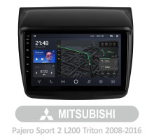 Штатна магнітола AMS T910 6+128 Gb Mitsubishi Pajero Sport 2 L200 Triton 2008-2016 9