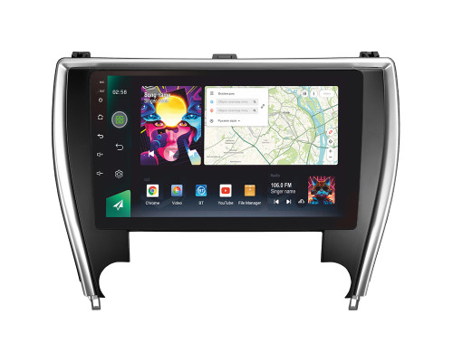 Штатна магнітола SIGMA PRO 10464 ANDROID 12 4+64 Gb 4G DSP Toyota Camry 7 XV 50 55 North America 2014-2017 10