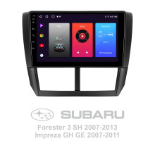 Штатна магнітола SIGMA F9216 ANDROID 10 2+32 Gb Subaru Forester 3 SH 2007-2013 For Subaru Impreza GH GE 2007-2011 9