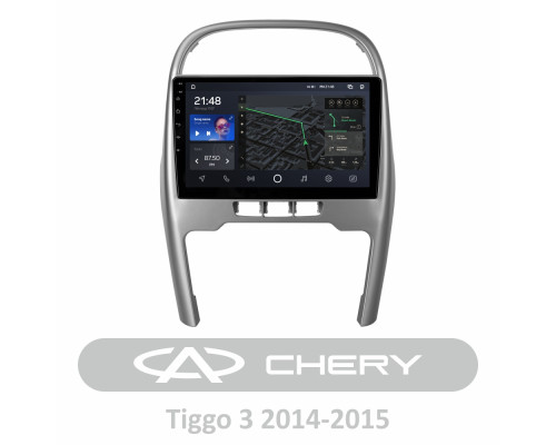 Штатна магнітола AMS T910 6+128 Gb Chery Tiggo 3 2016 - 2018 9