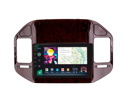 Штатна магнітола SIGMA PRO 98128 ANDROID 12 8+128 Gb 4G DSP Mitsubishi Pajero 3 V70 V60 1999-2006 (brown) 9