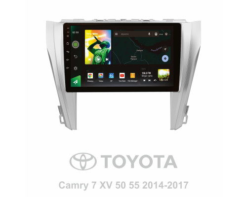 Штатна магнітола SIGMA X10464 ANDROID 10 4+64 Gb 4G DSP Toyota Camry 7 XV 50 55 2014-2017 (B) 10