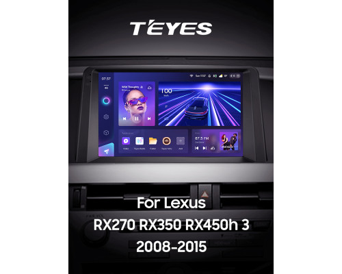 Штатна магнітола Teyes CC3 6+128 Gb Lexus RX270 RX350 RX450h AL10 III 3 2008-2015 (A) 9