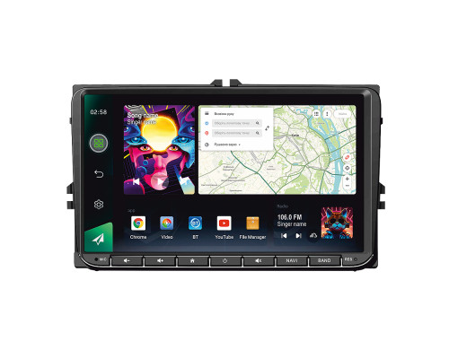 Автомобільна мультимедійна система SIGMA PRO 98128 VW ANDROID 12 8+128 Gb 4G DSP (9