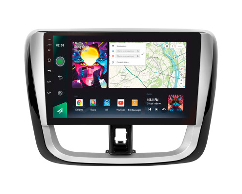 Штатна магнітола SIGMA PRO 108128 ANDROID 12 8+128 Gb 4G DSP Toyota Vios Yaris L 2016-2019 10