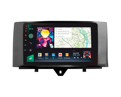 Штатна магнітола SIGMA PRO 9464 ANDROID 12 4+64 Gb 4G DSP Mercedes Benz Smart Fortwo 2 2010-2015 9