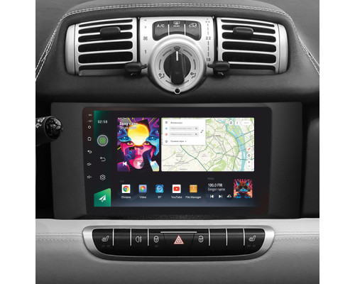 Штатна магнітола SIGMA PRO 98128 ANDROID 12 8+128 Gb 4G DSP Mercedes Benz Smart Fortwo 2 2010-2015 9