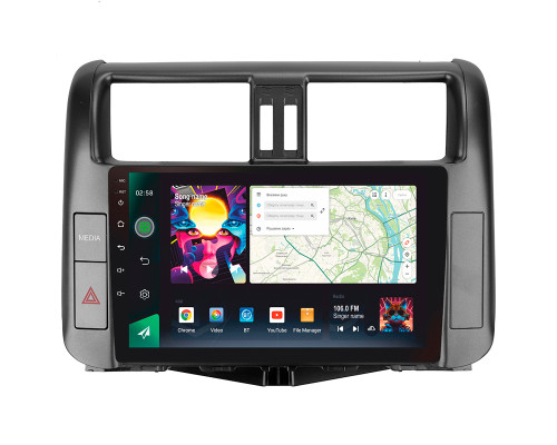 Штатна магнітола SIGMA PRO 9464 ANDROID 12 4+64 Gb 4G DSP Toyota Land Cruiser Prado 150 2009-2013 (C) 9