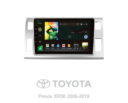 Штатна магнітола SIGMA X9232 ANDROID 10 2+32 Gb 4G DSP Toyota Previa XR50 2006 - 2019 9