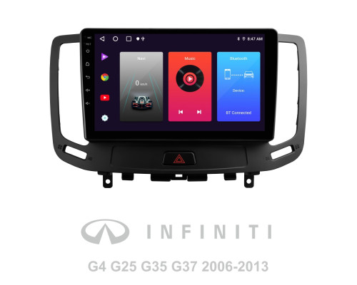 Штатна магнітола SIGMA F9216 ANDROID 10 2+32 Gb Infiniti G4 G25 G35 G37 2006-2013 9