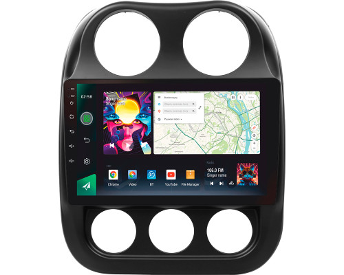 Штатна магнітола SIGMA PRO 108128 ANDROID 12 8+128 Gb 4G DSP Jeep Compass 1 MK 2009-2015 10